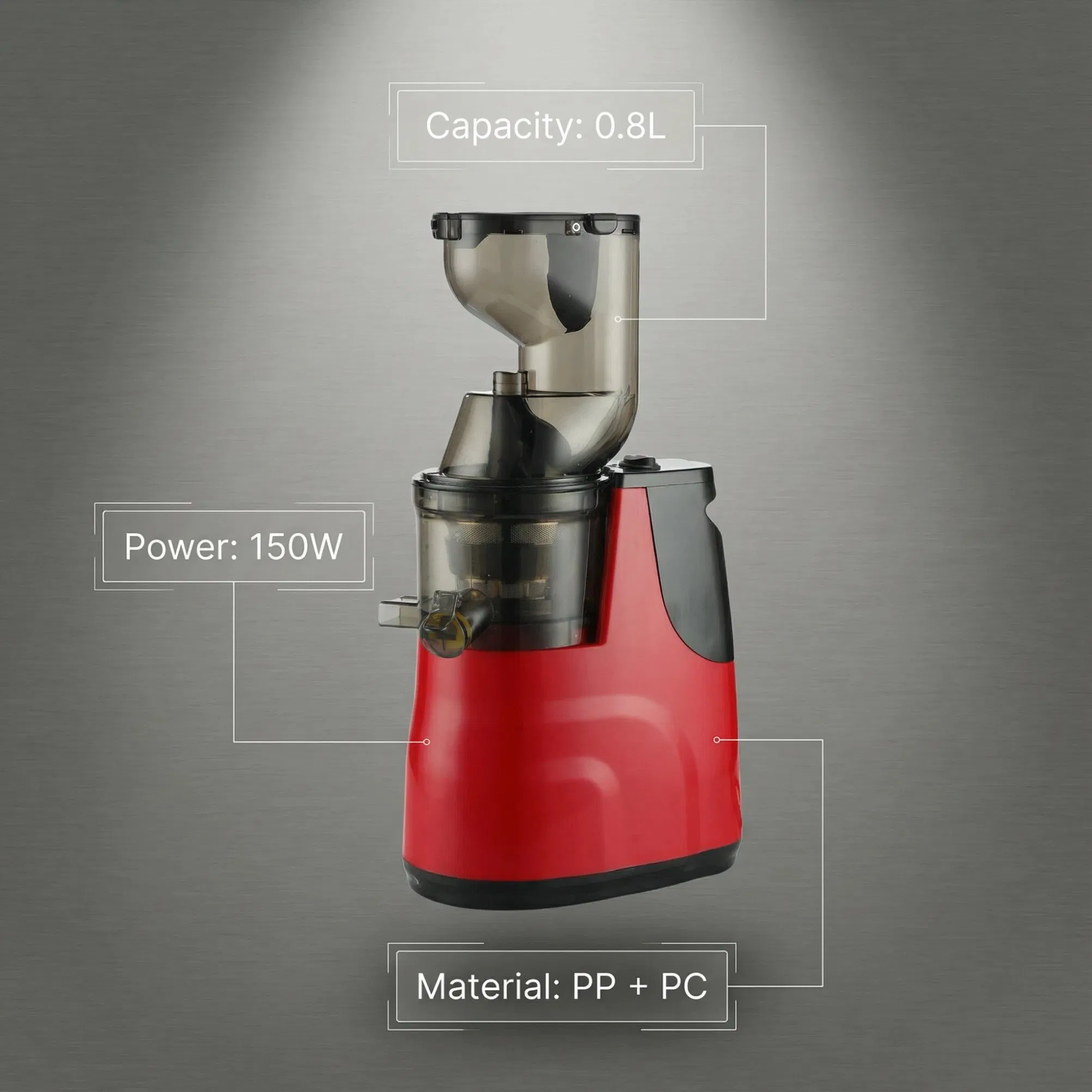 Slow Juicer with High Nutrient Retention for Fresh Juices Easy to Clean