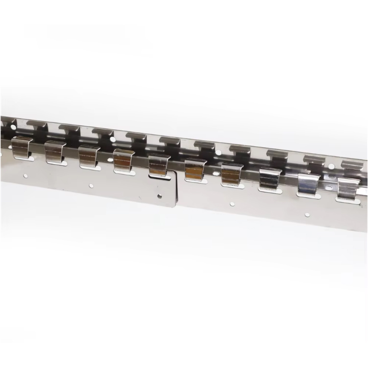 Custom Stamping Cutting Processing Service Stainless Steel Hangers Rail for Door PVC Softs Strip Curtain