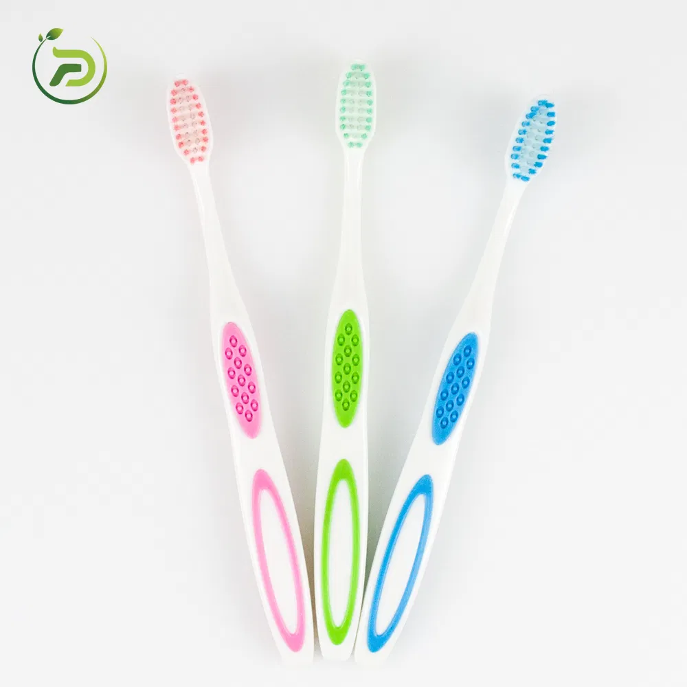 ISO Approved Manufacturer OEM Plastic Nylon Charcoal Adult Manual Toothbrush