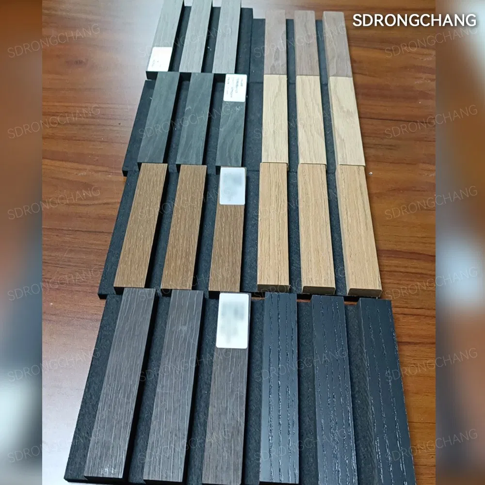 Oak Surface Pet Wall Decor Interior Slat Wood Akustik Sound Absorption Acoustic Wall Panels