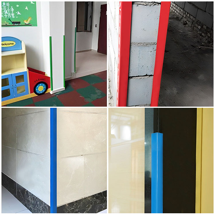 Anti Slip Plastic L-Shaped Wall Protector Strip PVC Corner Guards