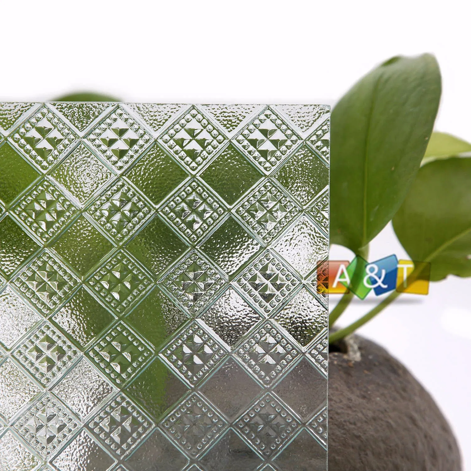 3mm 4mm 5mm Clear Patterned Glass for Window, Furniture, etc
