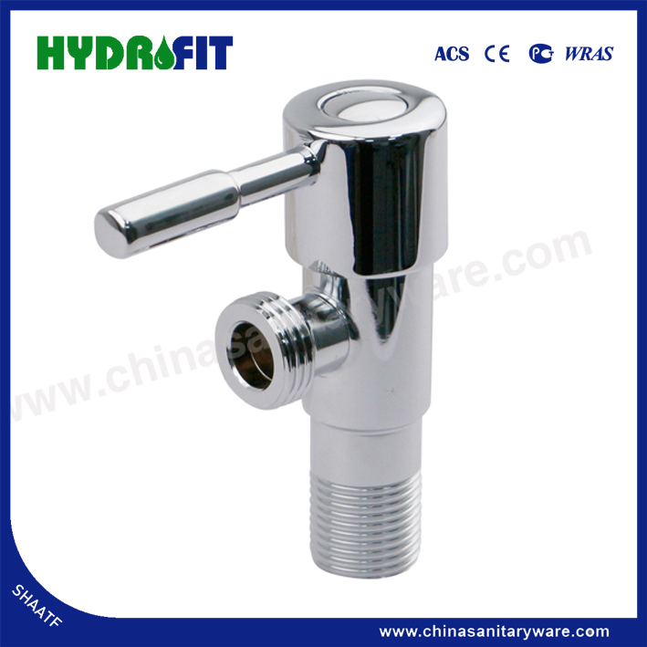 Factory Manufacture Hot Sale Stainless Steel 201 Chrome Plated Angle Valve (FT8912)