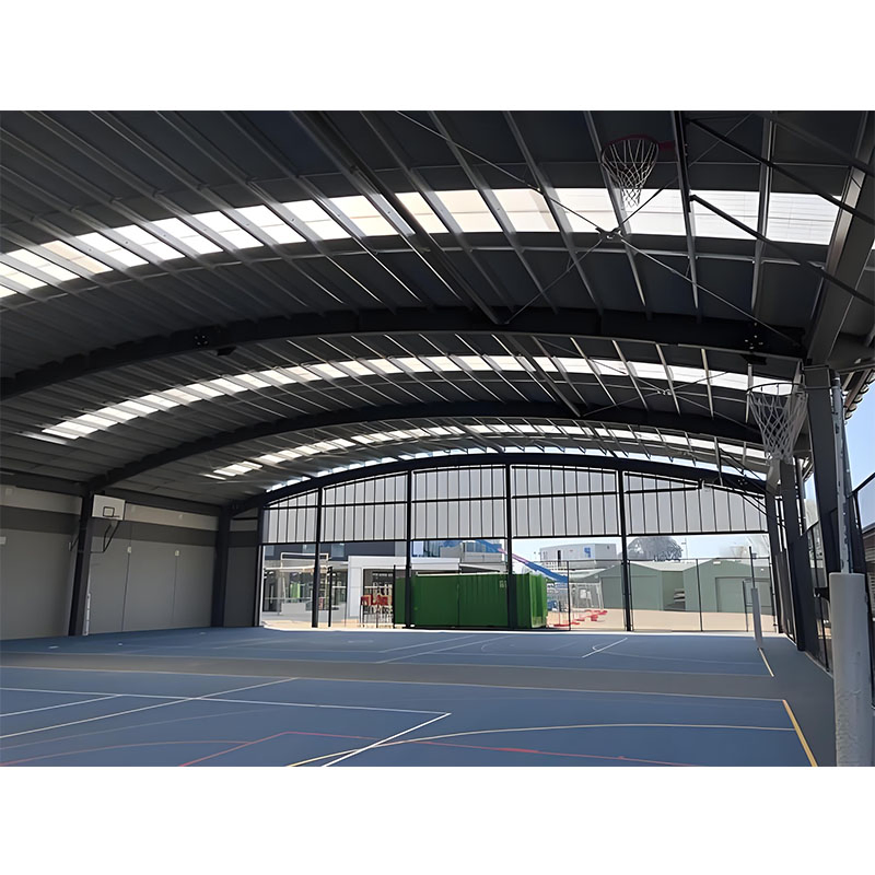 Lightweight Stadium Steel Structures Reducing Foundation Loads Effectively