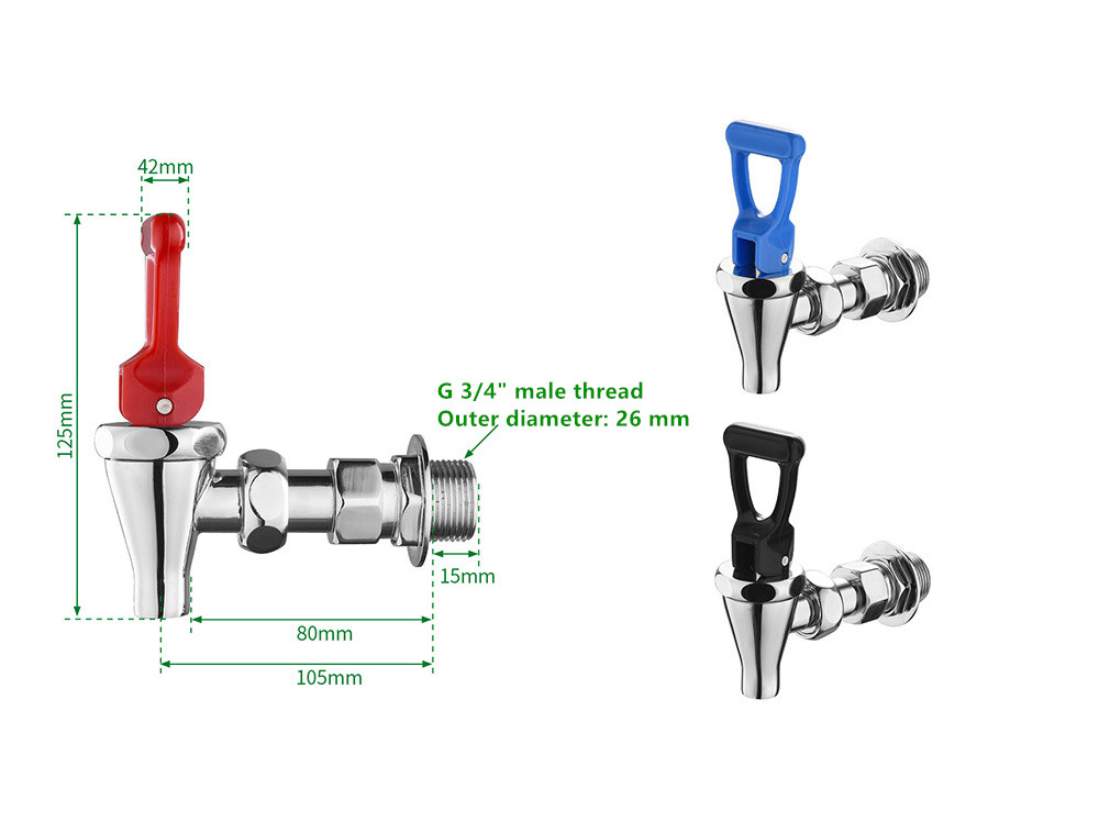 Dispenser Faucet, Brass Coffee Tap, Juice Tap, Beer Tap