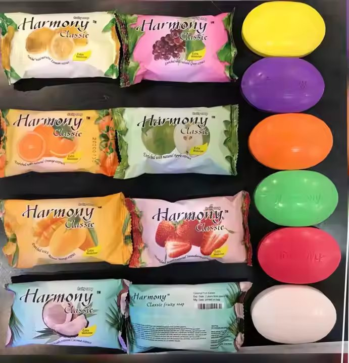 Handmade Orange Lemon & Apple Aromatic Soap Bar Solid Whitening Bath & Hand Soap