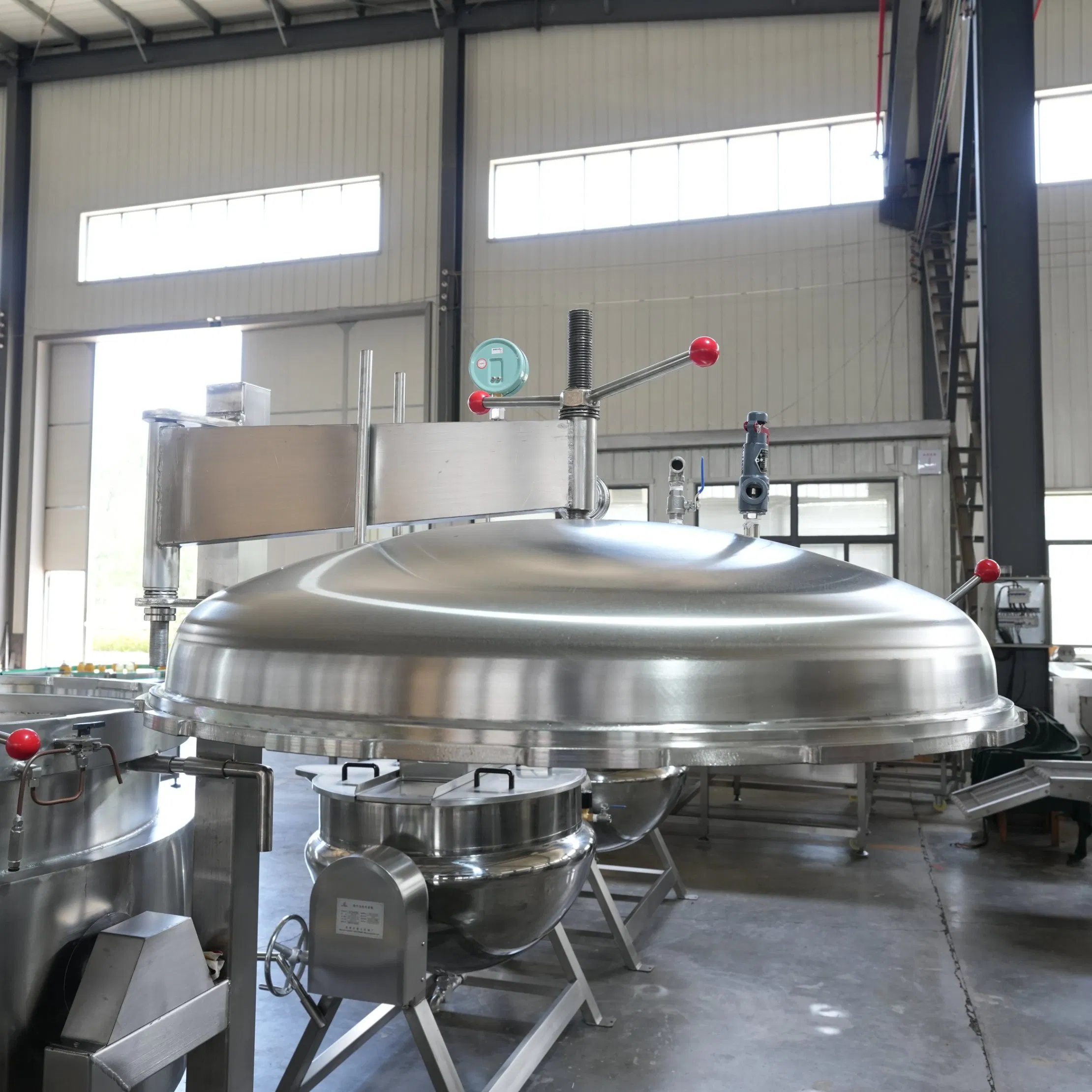 High-Pressure Jacketed Kettle with Scraper Agitator