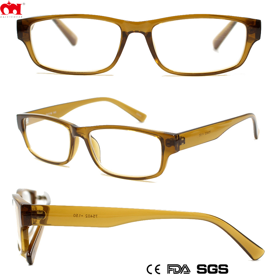 Rectangle Custom Design Cheap PC Reader Eyeglasses (M75402)