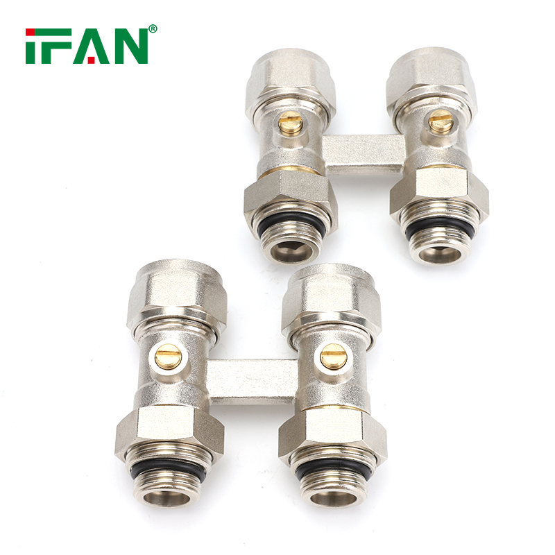 Ifan Floor Heating Systems Spacing 50mm Brass Thermostatic House Heating Straight H Radiator Valve