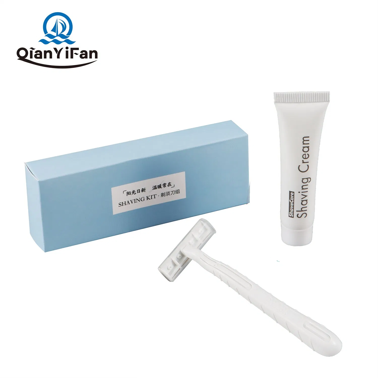 Men's Double-Blade Razor Stainless Steel Disposable Plastic Men's Shaving Razor Multi-Function Portable Razor Bath Hotel Travel