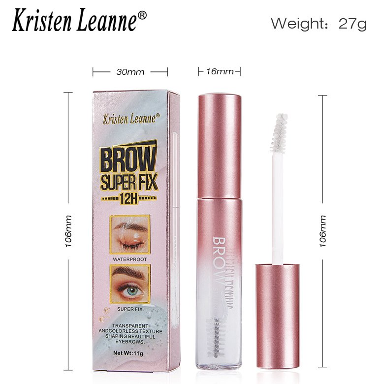 Online Wholesale Black Technology Formula Strong Setting Long-Lasting Waterproof Eyebrow Raincoat Technology Formula Strong Shaping Eyebrow Super Fix Gel Stick