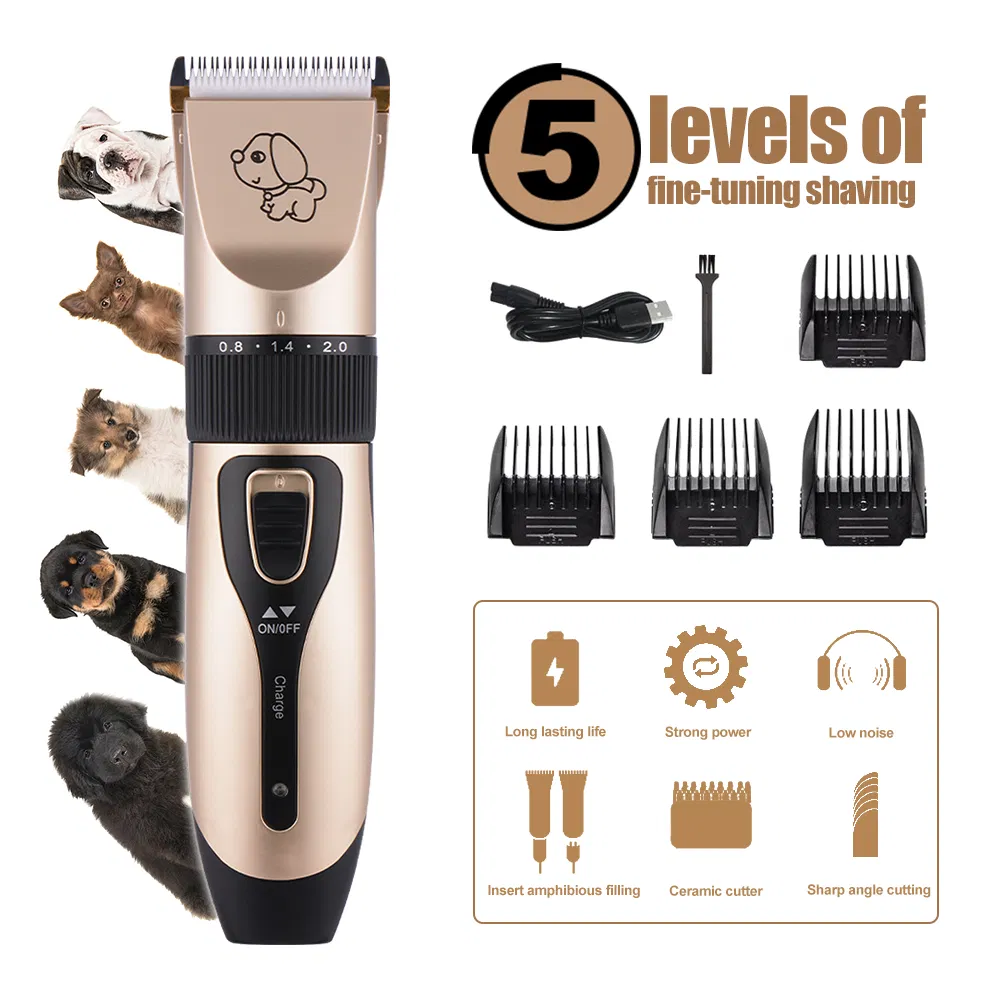 Rechargeable Pet Grooming Clipper Dog Hair Trimmer
