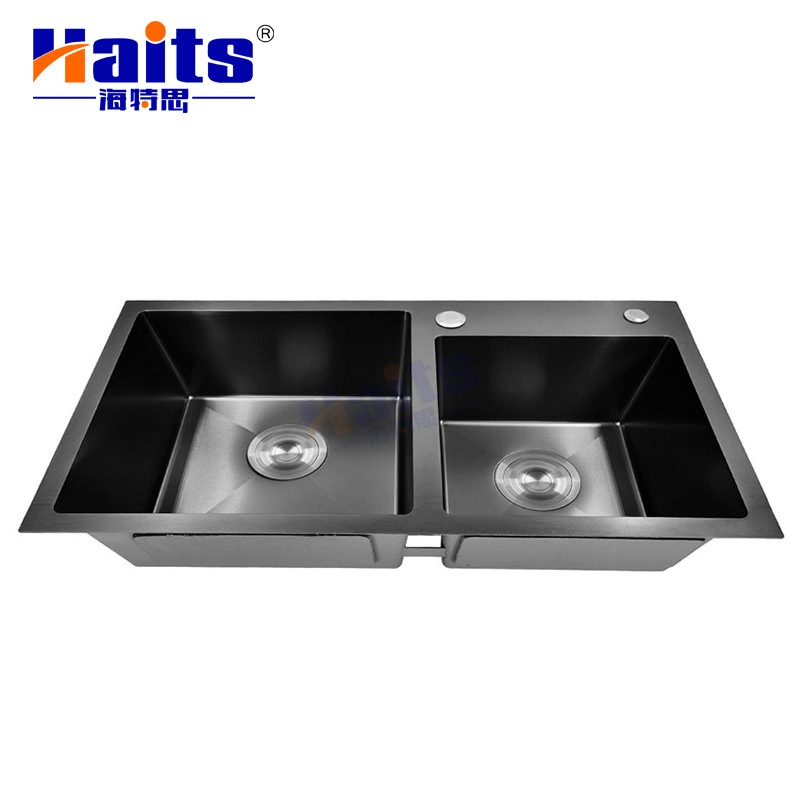 Kitchen Sink Brushed Finishing Double Basin Stainless Steel