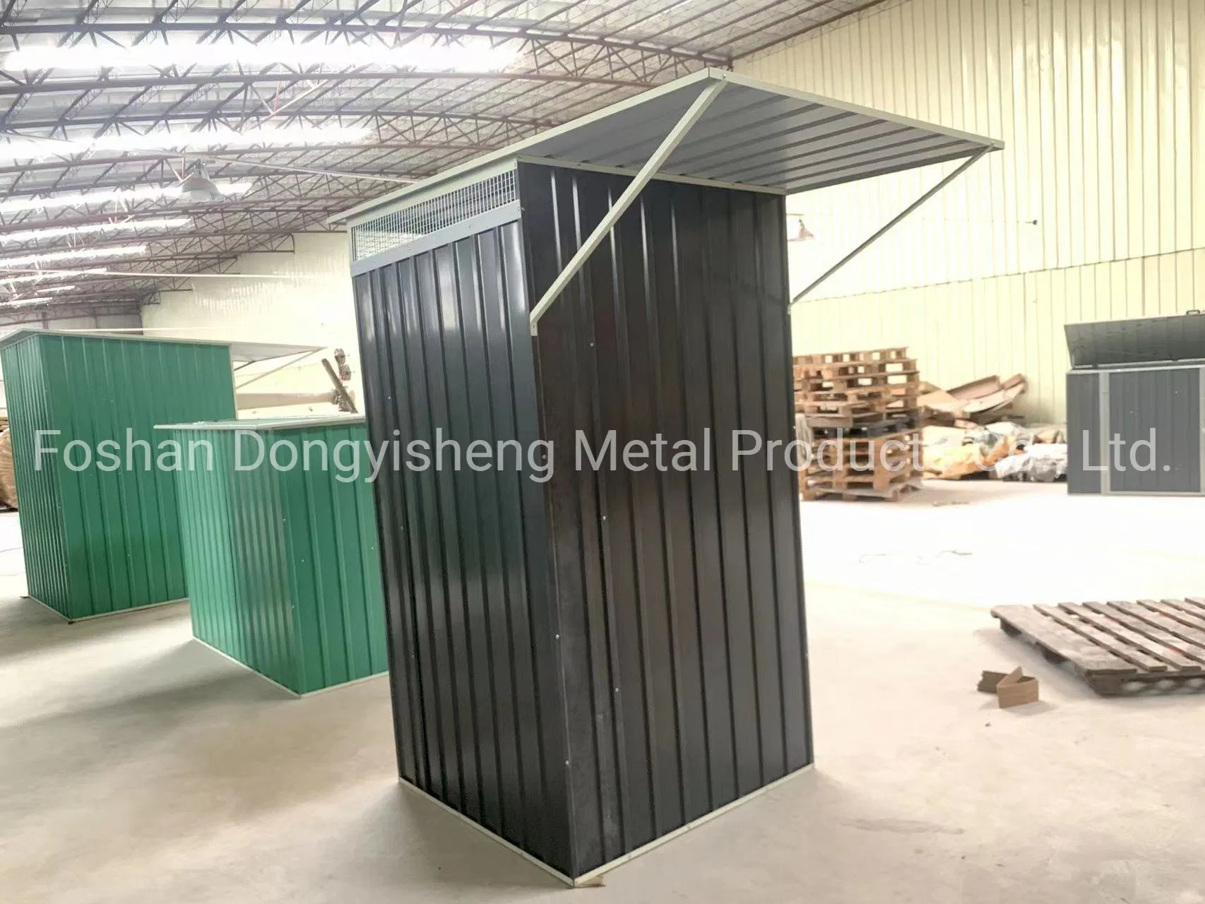 Prefabricated Building Wooden Finish Metal Cabin with Net Ventilation Ks108108203n