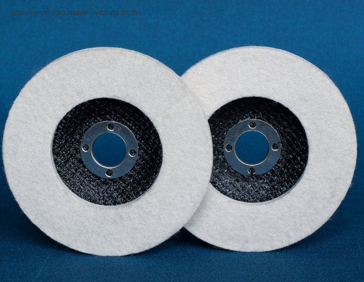 Войлочный лепестковый круг с армированной основой