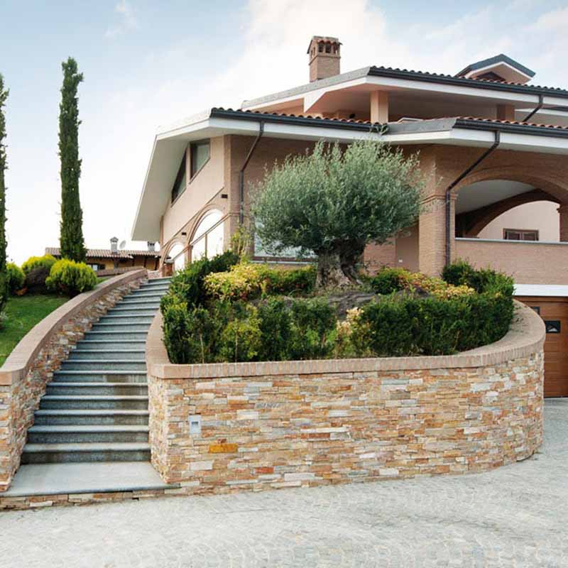 SMC-Cc158 China Natural Golden Yellow Slate Ledge Stone