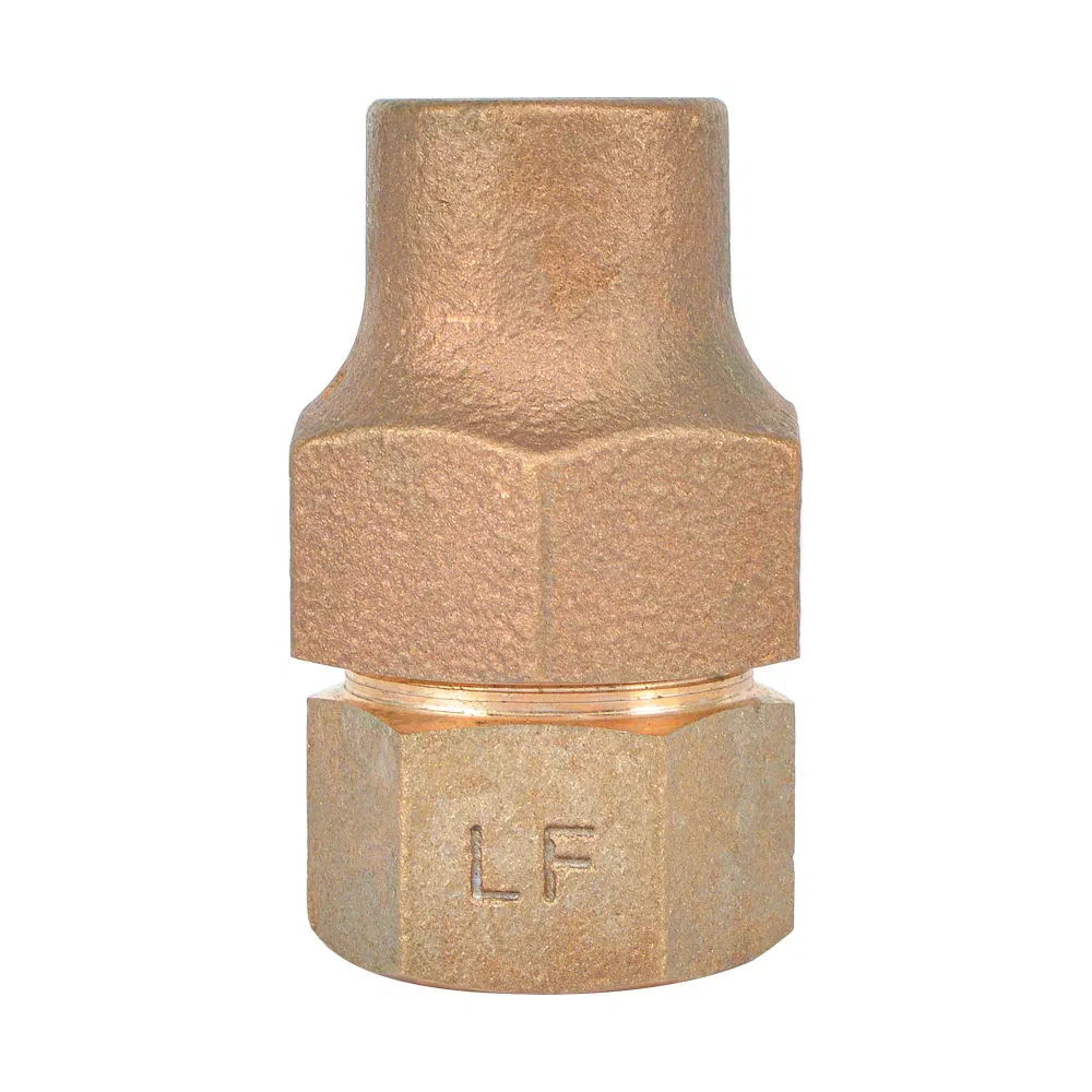 1" - 2" Lead Free Bronze F. I. P. Coupling Flare Fittings