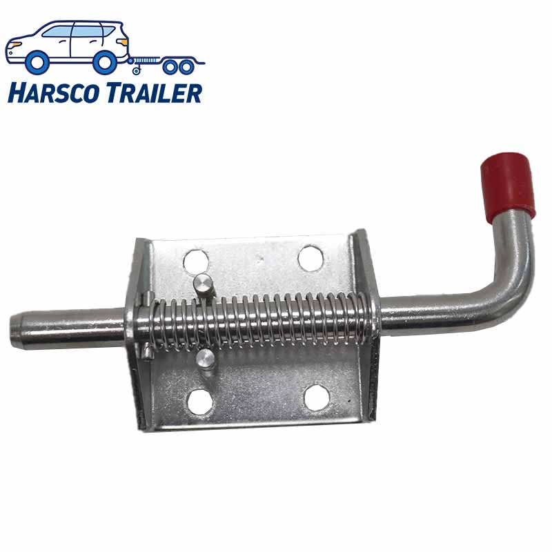 10X135mm Spring Bolt 220mm Z/P Trailer HorseBox Lorry Shed Gate