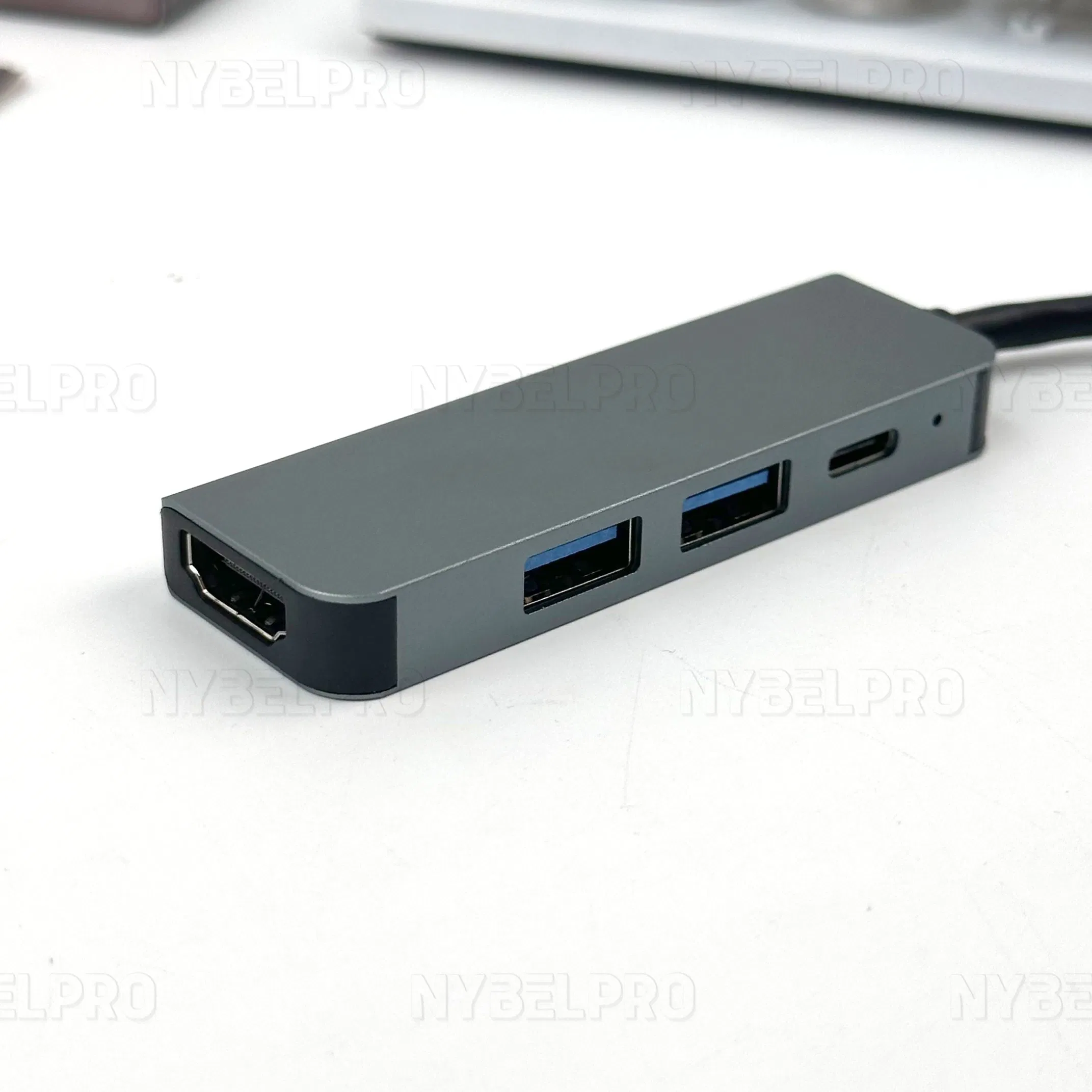 4-в-1 док-станция USB-C для телефона и планшета