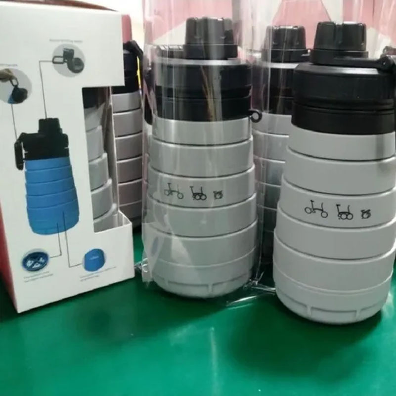 Silicone Sports Water Bottle Collapsible Water Bottle with Storage Tg011_17
