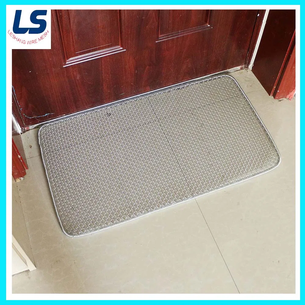 Galvanized Wire Foot Pedal Door Mat Mesh /Shoe Scraper Mat
