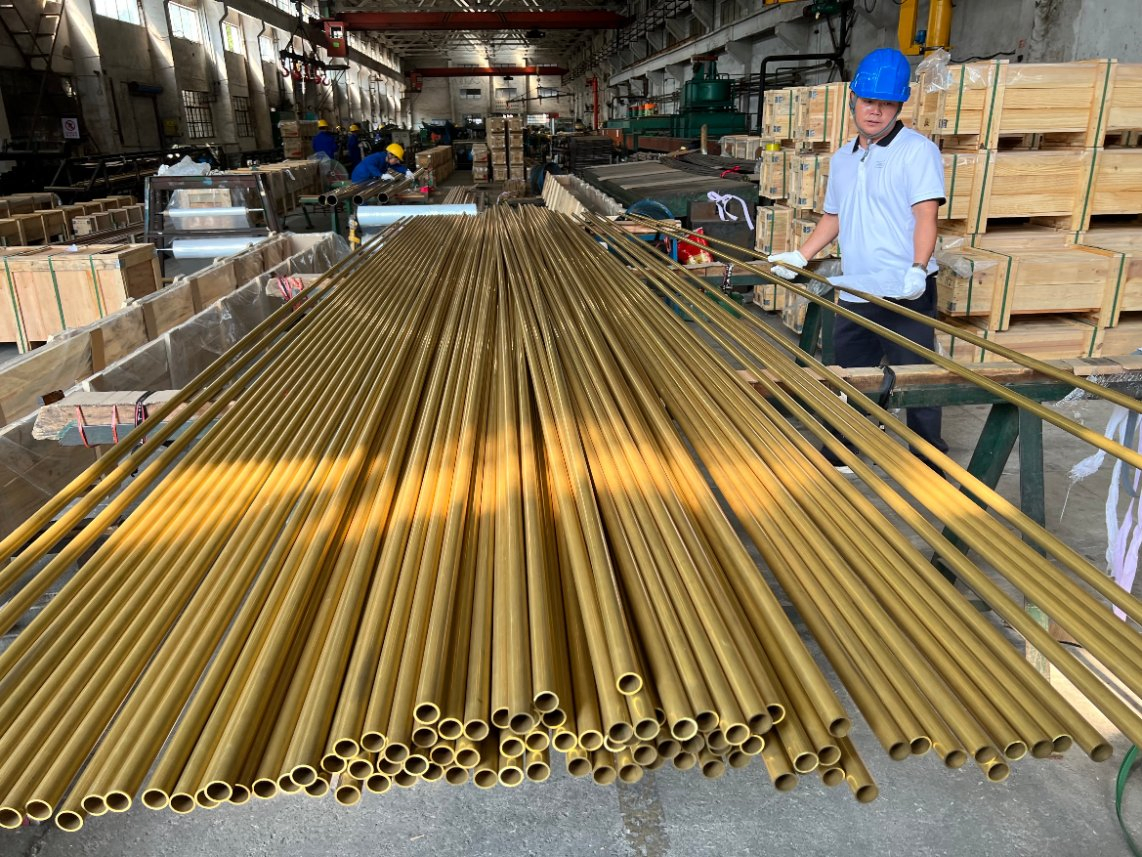 Brass Tube Brass Brass Pipe Hollow Brass Tube H62 C28000 C44300 C68700 Brass Pipe