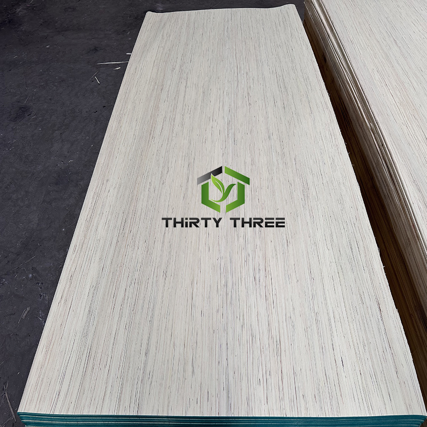 1270mm*2500mm Recon Poplar Wood Veneer Engineered Veneer for Plywood Making