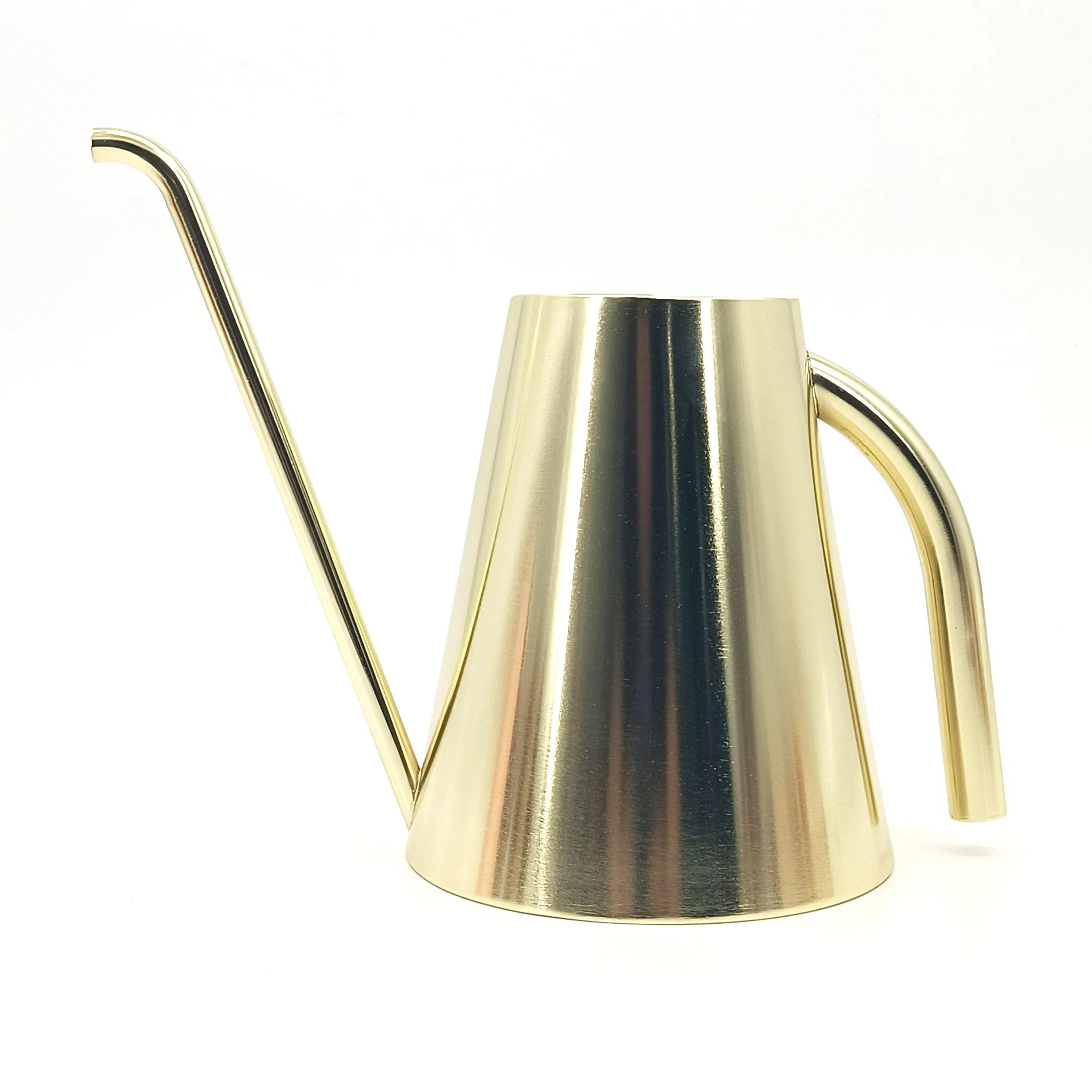 The Best Factory Modern Decorative Stainless Steel Designer Teapot Shape 1 Litre Watering Can with Long Spout