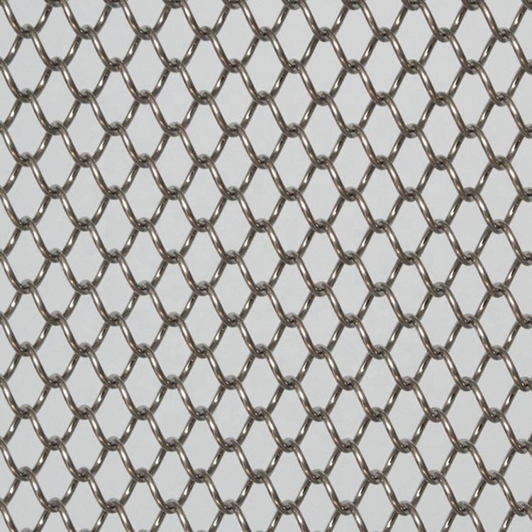 Stainless Steel Decorative Wire Interior Fitting Mesh Cladding Metal Mesh Curtain Wall