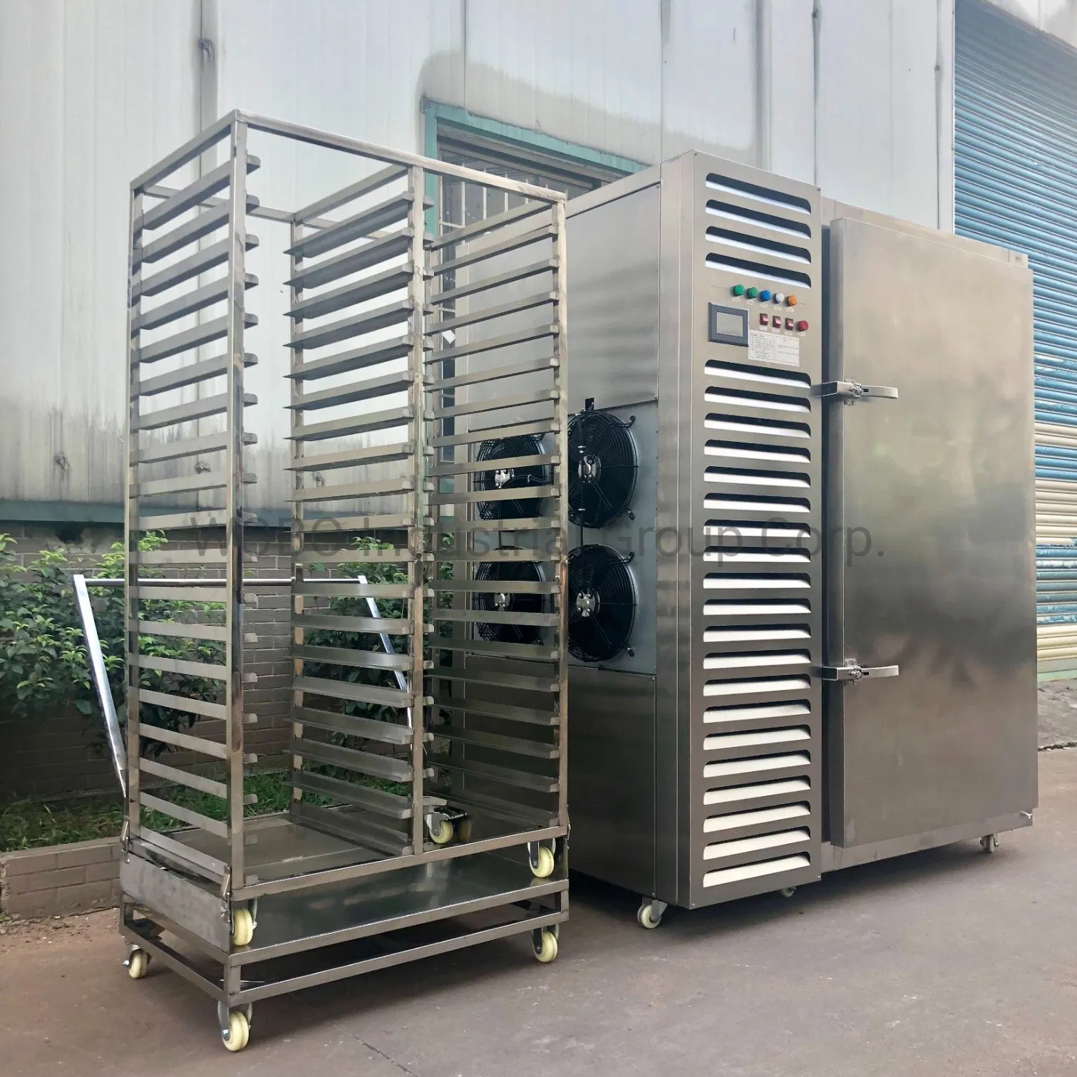 Factory Price 200kg/H IQF Blast Freezer Refrigerator Compressor with Trolley