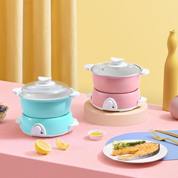 20cm Noodle Pot Student Dormitory Fast Food Electric Cooker Multifunctional