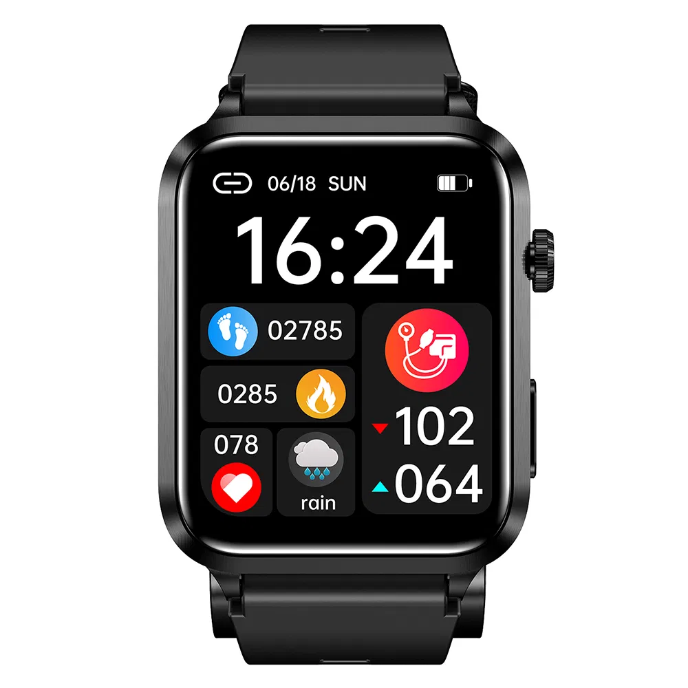 S11 Smart Watch 1.91-Inch Precision Health Monitor Electric Watch - Black