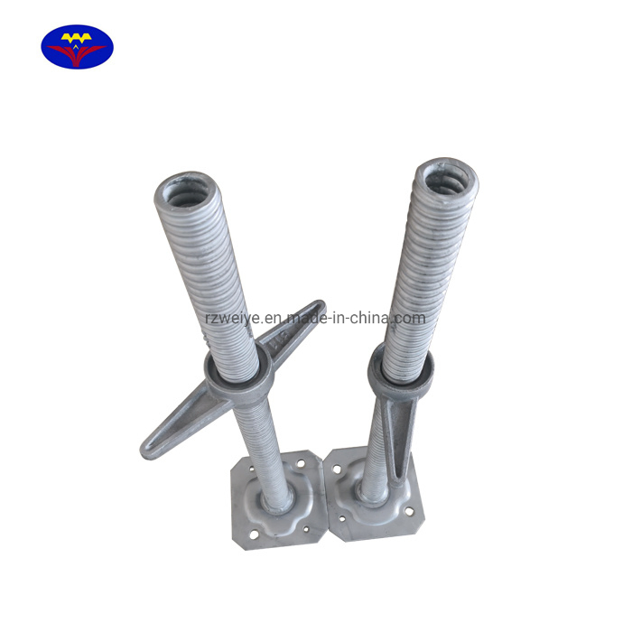 Construction System Scaffolding/Scaffold Screwed Jack Base/Support Legs Spindle Nut/Wing Nut Casted