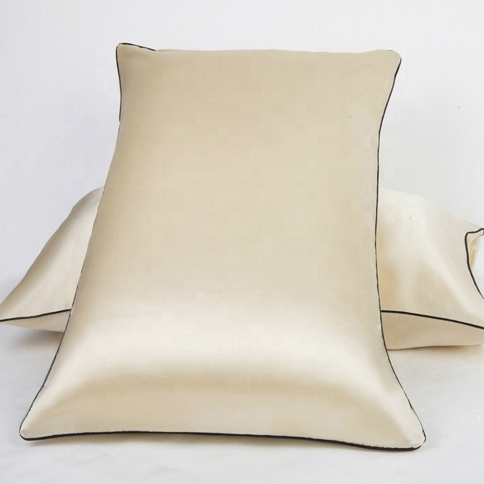 Custom Pink Satin Silk Pillowcase Supplier Slip Silk Pillowcase