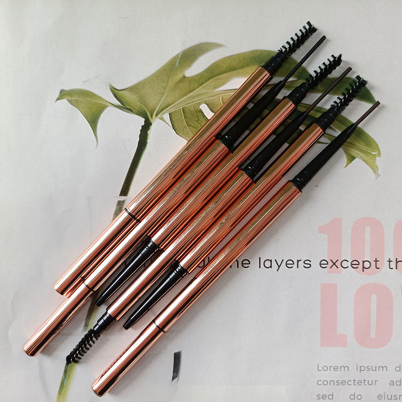 Create Your Own Brand Eyebrow Pencil Waterproof Double Headed Automatic Eyebrow Pencil