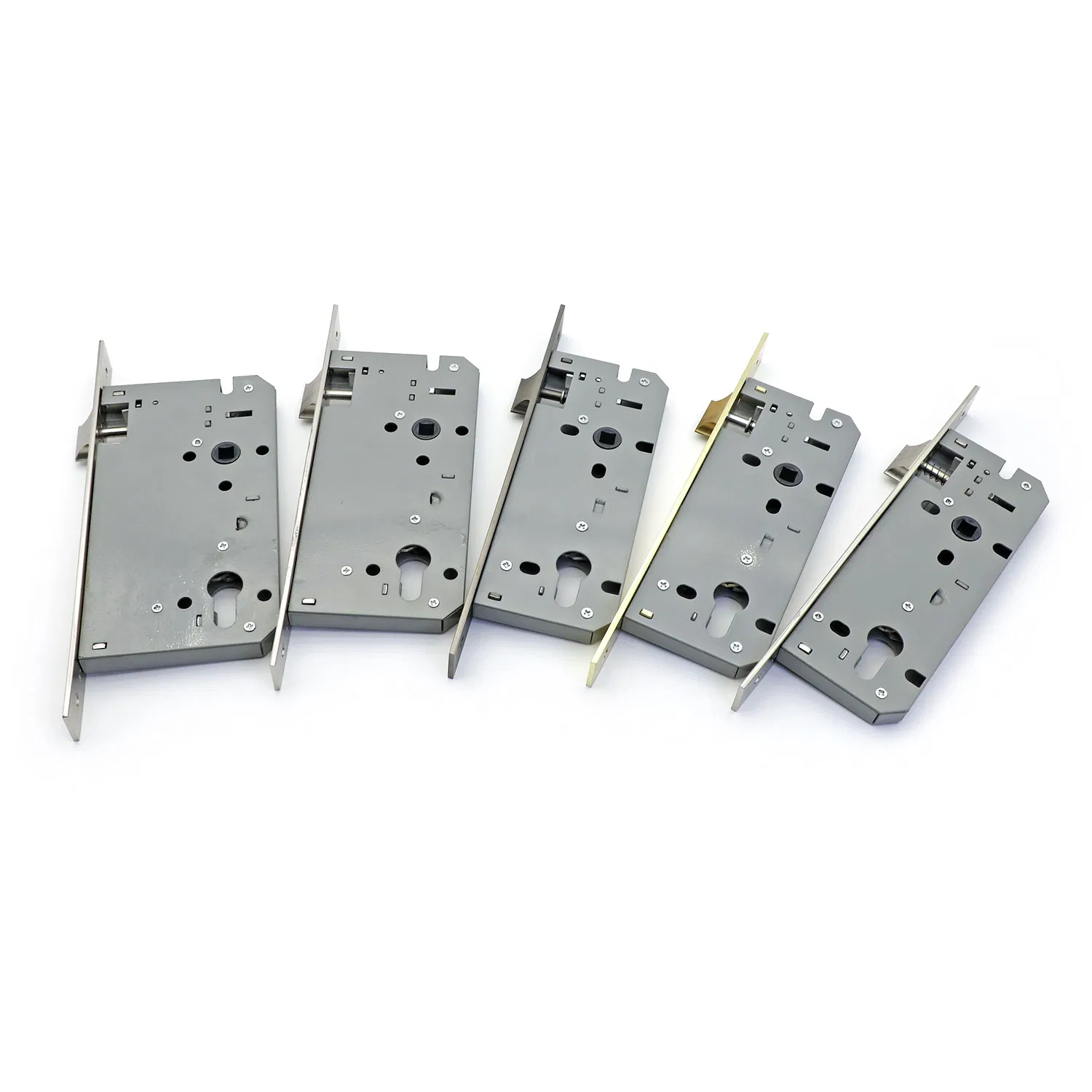 8540 8545 8550 Stain Steel Panel Brass Square Tongue Mortise Lock Body