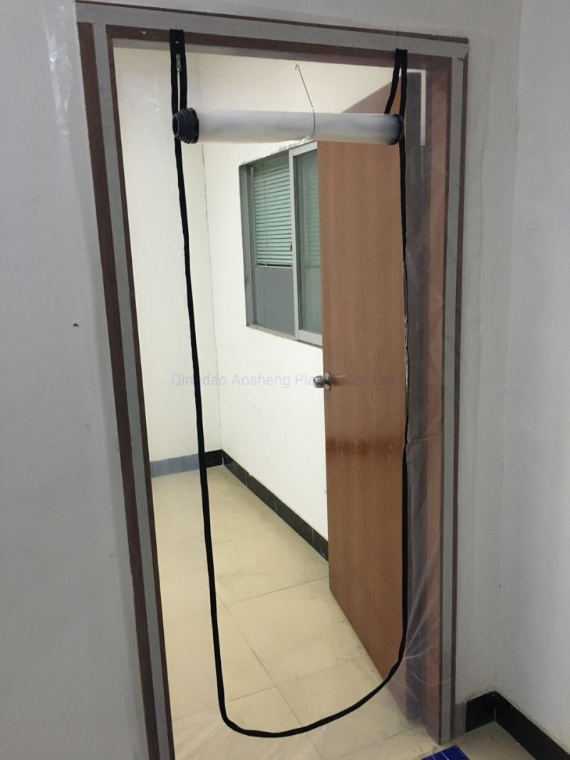 Plastic Zipper Temporary Door for House Decoration