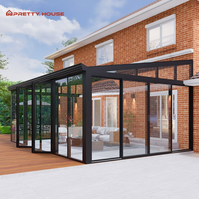 Aluminum Alloy Mobile Roof Outdoor Retractable Sunroom