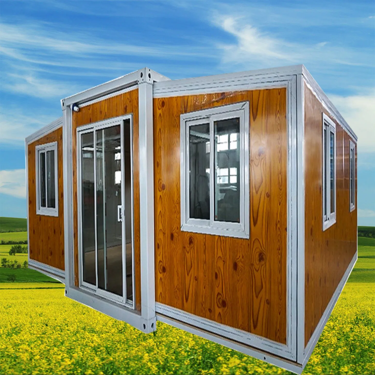 Three Bedroom Prefabricated House Modular House Expandable Container House