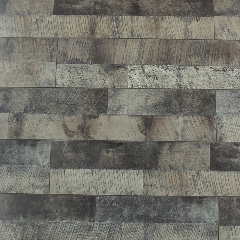 5063 Laminate Floorings 12mm E1 V-Groove HDF Black Embossed Laminate Floorings