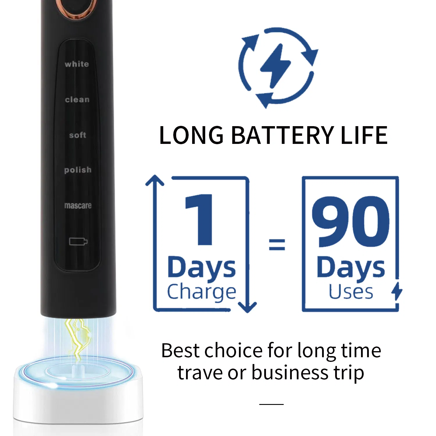 Wholesale Price Electric Toothbrush Waterproof Ipx7 Rechargeable Head Electric Toothbrushfor Adult