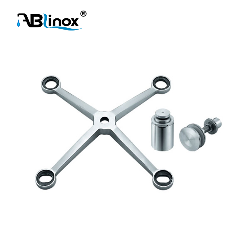 2 Arms Stainless Steel Glass Hardware Spider