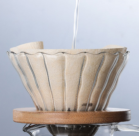 Кофеварка капельная со стеклянным колбой Borosilicate