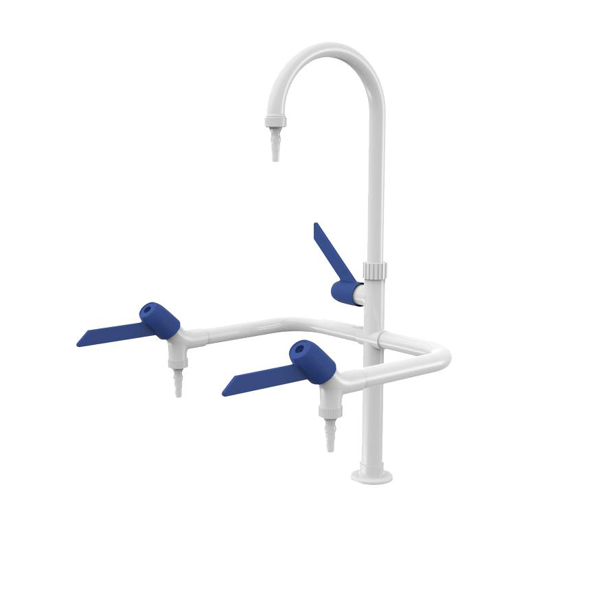 Triple Outlet Taps for Safe School Laboratory Faucets