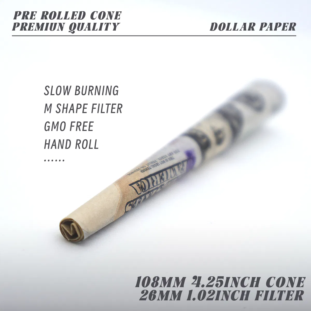Hengfeng Paper Us Dollar Rolling Paper Pre-Rolled Cone