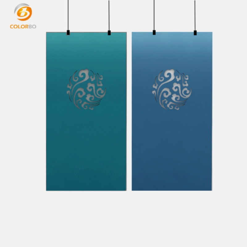 Hollow out Flame Retardant Customized PET Panel Office Furniture Screen