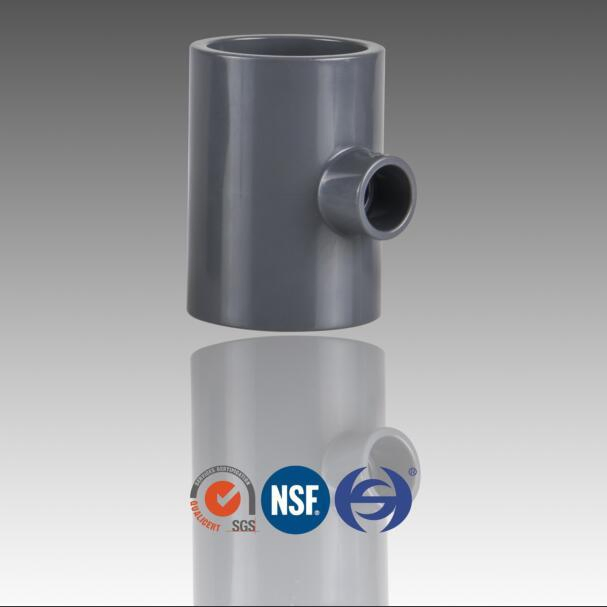 PVC/UPVC Big Size Fitting Reducing Tee Pn10 DN500 DN600 for Water Supply