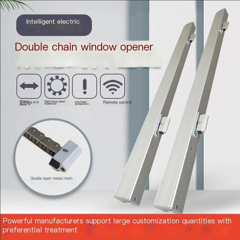 Modern Smart Electric Double Chain Window Opener Lock Tool Electric Motor Window Drive for Garage Door Use