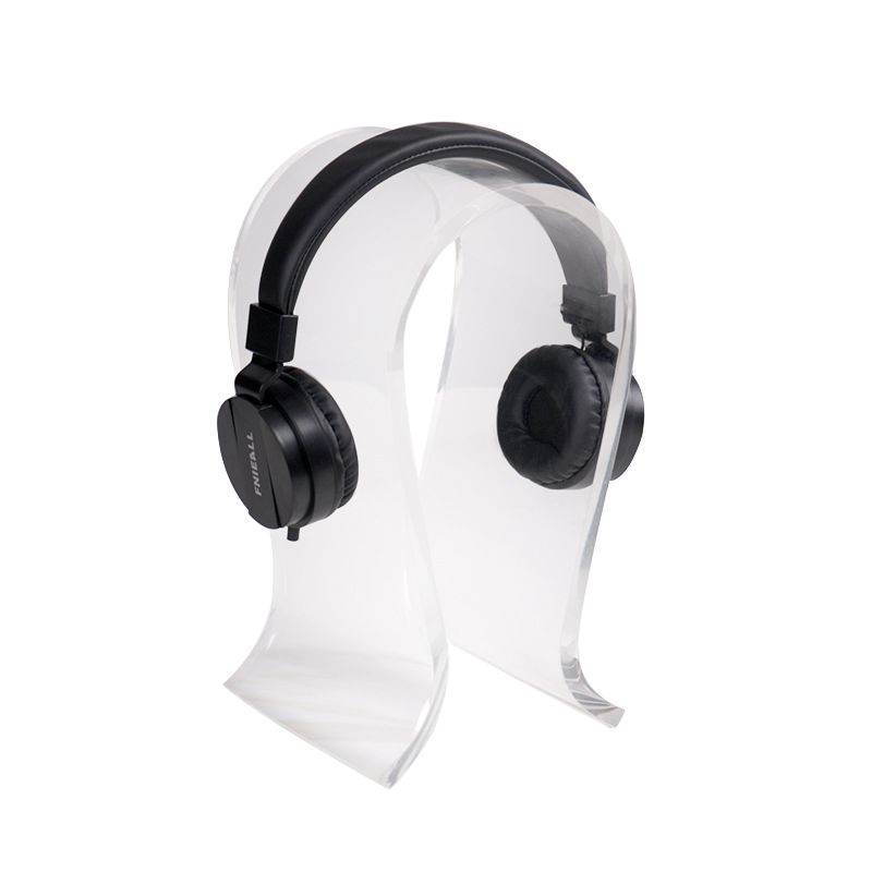 Organic Glass Headphone Stand Headphone Display Stand