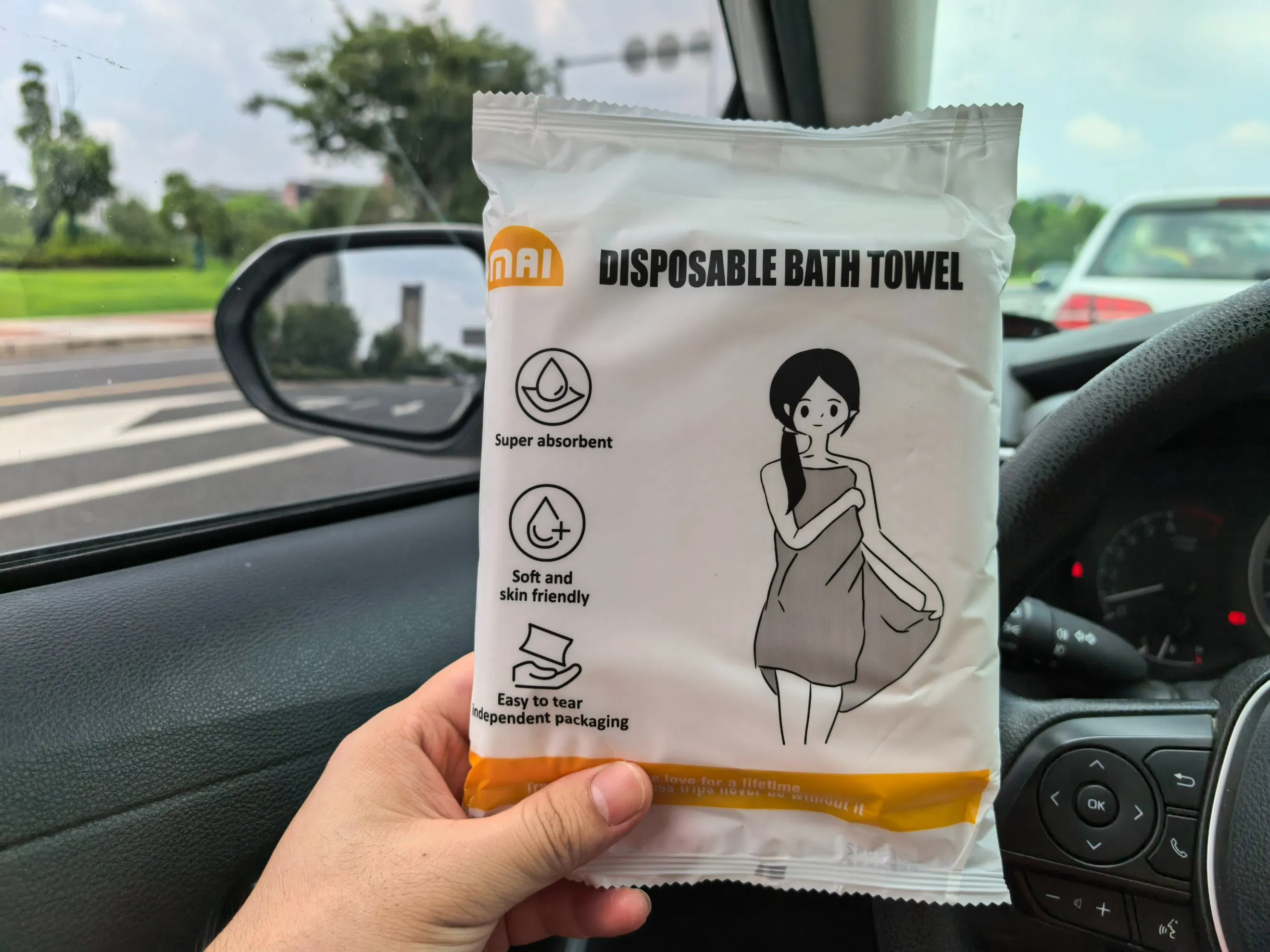 Portable Disposable Cleaning Multifunctional Body Hair/ Face/Body Bath Dry Towel for Beauty Salon/SPA/ Beach/Sauna/Travel/ Gym